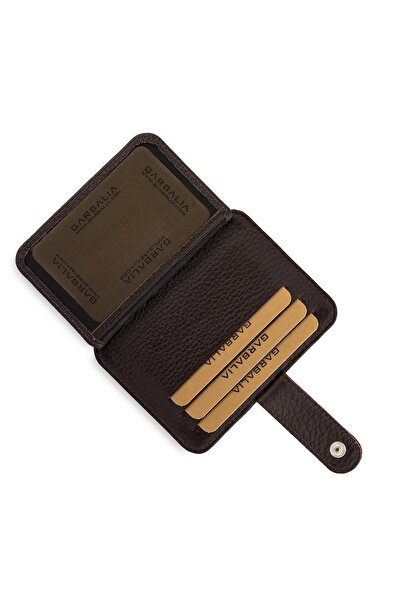 Garbalia Shelby Genuine Leather - Brown Card Holder Wallet