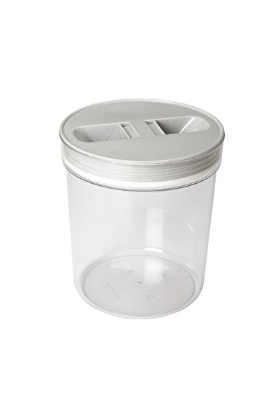 Bora Plastik 3 Litre Erzak Kavanozu Yuvarlak Saklama Kabı No:1 - Bo089