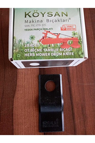 KÖYSAN MAKİNA BIÇAKLARI Yonca Ot Tambur Biçme Bıçağı