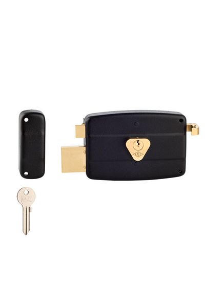 Kale Kilit 157a Cylinder Tirated Lock - Black 14cm/52mm
