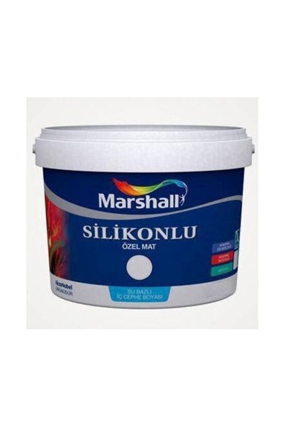 Marshall Silikonlu Özel Mat Iç Cephe Boyası 0,75 Lt 1 Kg Cennet Koyu