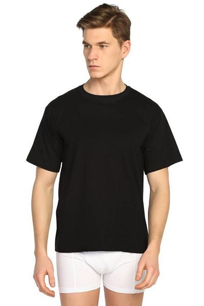 Seher Yıldızı Men's 6-Piece Undershirt Tank Top - Poky, Zero Collar, Half Sleeve, Combed Cotton