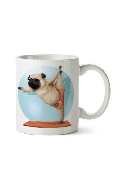ART HEDİYE كوب كوب بولدوج فرنسي من Pug Puppy