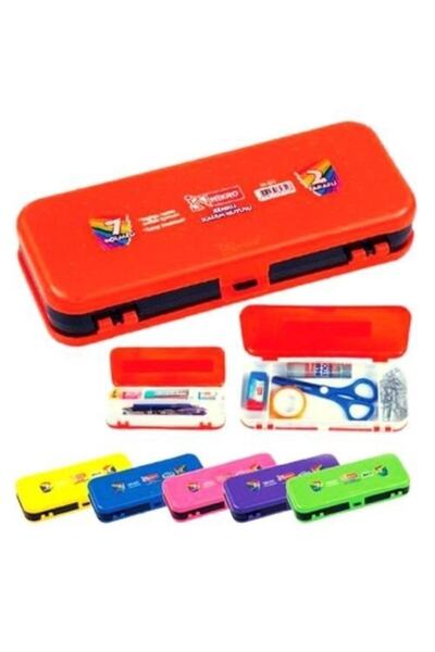 Mikro M-80 Πολύχρωμη θήκη μολυβιών διπλής όψης Ποικιλία