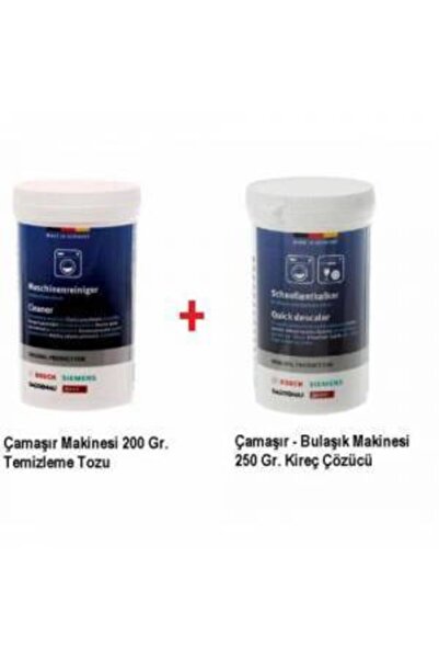 Bosch Çamaşır Makineleri Için Temizleyici Ve Kireç Çözücü Toz Set 00311927