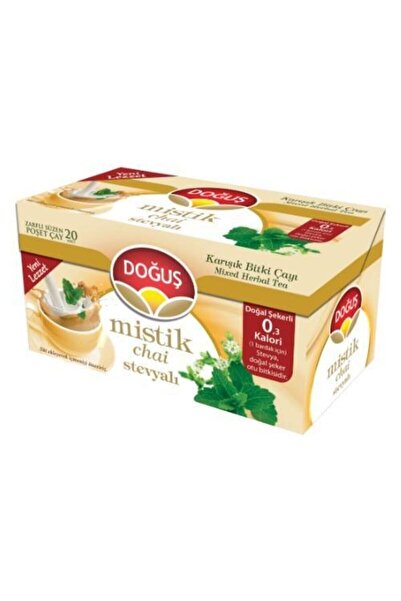 Doğuş Mistik Chai Stevyalı Süzen Poşet Çayı - 20 Adet