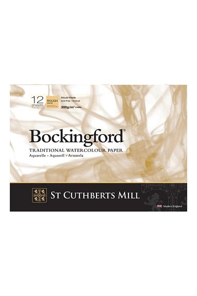 Canson Bockingford Water Color Notebook Rough White Spiraled 300 G A4 12 Sheets