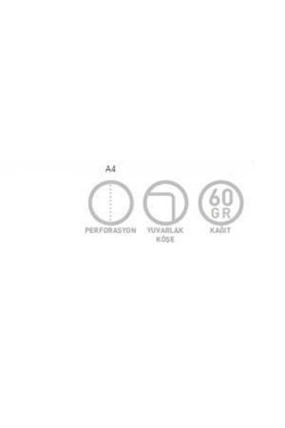 Gıpta Pastoral A4 Spiral PP Cover Notebook 72 Sheets Unlined (Pack of 4) 3243