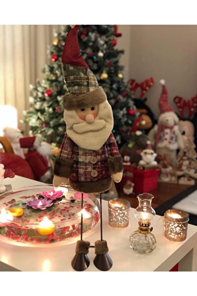 Cold Easy Metal Footed Swinging Figure, Santa Claus