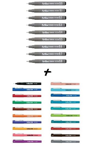 artline Drawing 9'lu 200 Set 20 Renk