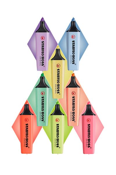 Stabilo New Set of 8 with Pastel Colors Version5