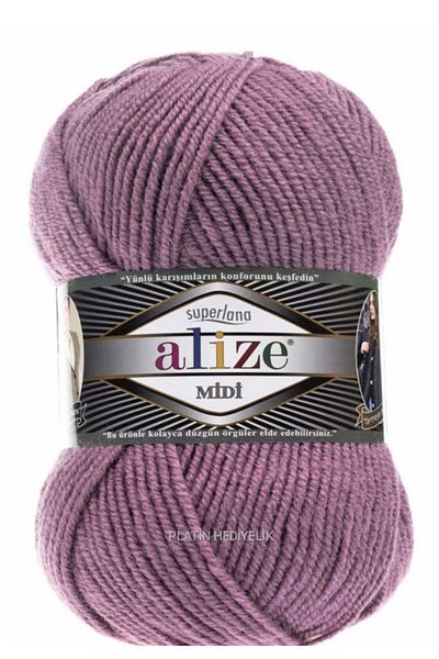 Alize (5 τεμάχια) Superlana Midi 28 Πλεκτά Νήματα Γιλέκο Ζακέτα Κλωστή Πουλόβερ
