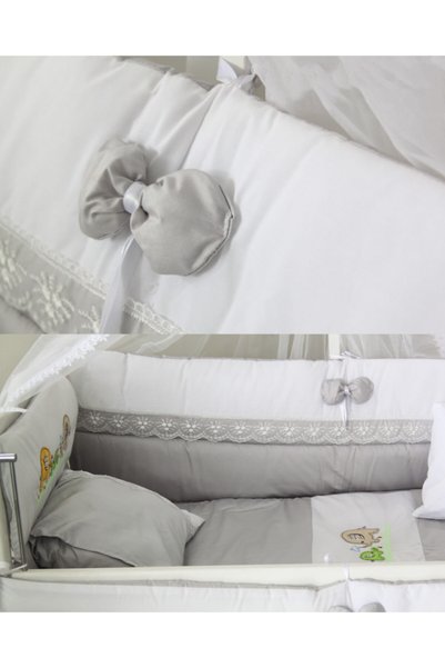 babyen1 Elephant Family Baby Crib Sleeping Set Excluding Mother's Side Cotton Crib