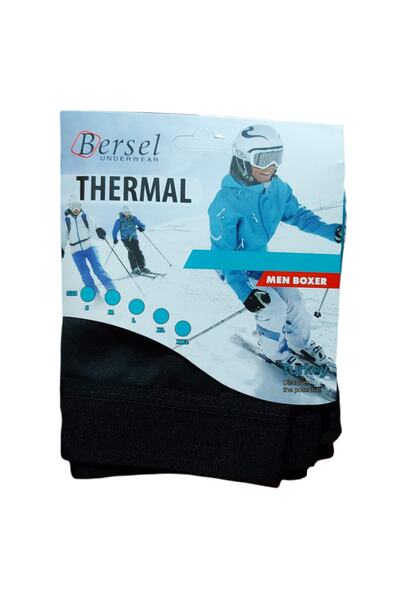 Bersel Ανδρικό μαύρο Thermal Boxer
