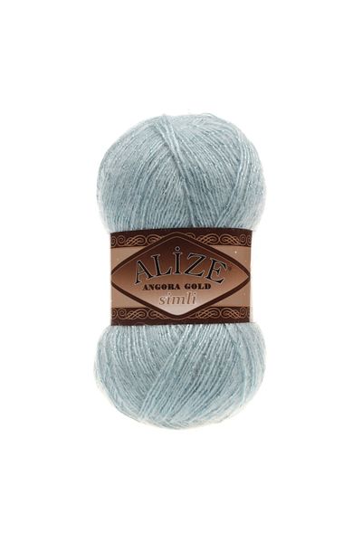 Alize Angora Gold Glitter Πλεκτό Χέρι Σπάνιο Μέντα 114