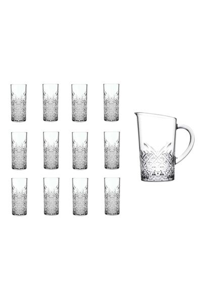 Paşabahçe Beyaz Bardak ve Sürahili Takım13 Parça Pb420326-3