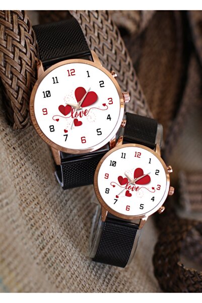 Kubbehan Love Çift Kol Saatleri Aşk Bay Bayan Sevgili Saatleri Sevgililer Gün...