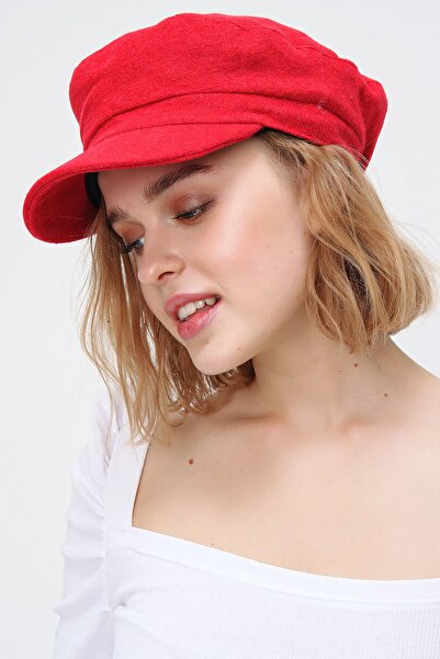 Trend Alaçatı Stili Cap - Rot - Casual