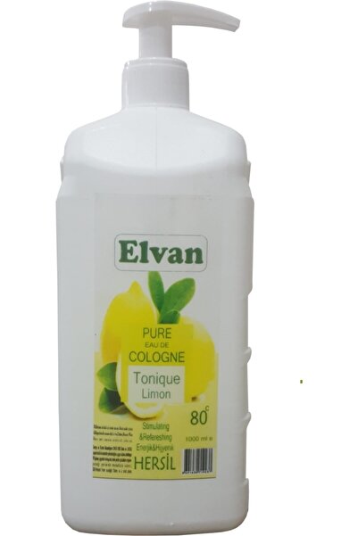 Elvan 80°limon Kolonyası 1 Lt Pompalı