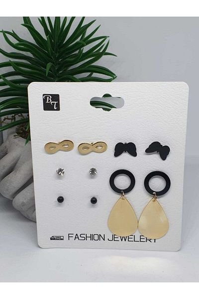 bi dünya saat aksesuar Multiple Earrings