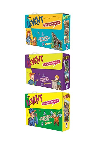 Timaş Çocuk Timaş Levent Türkiye’yi Geziyorum Dizisi 1-2-3 Set (15 Kitap)