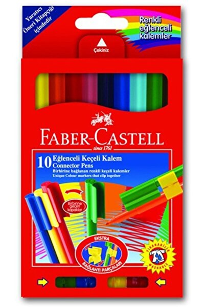 Faber Castell 10'lu Eğlenceli Keçeli Boya Kalemi