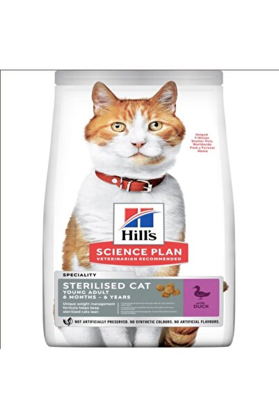 Hill's Hills Young Sterilised Ördekli Kısırlaştırılmış Kedi Maması 10 Kg
