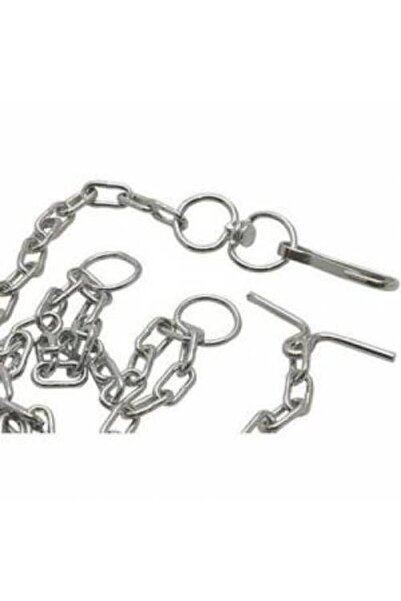 Gereksiz Şeyler Zincir Tasma Köpek Bağlama Zinciri Köpek Zinciri 4mm Cılbır Zincir 5 Adet 200cm