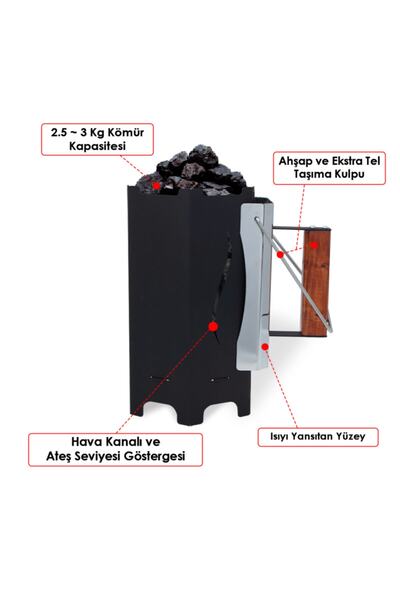 Grillmate Tutuşturma Bacası
