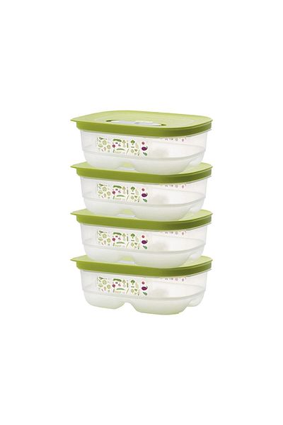Tupperware Tupperaware Greenhouse Refrigerator Storage Container (4 X 375 ml)
