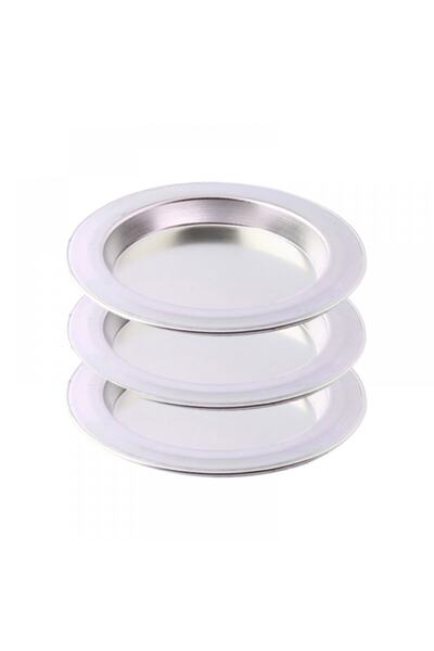 pazaristanbul Piev Aluminum Kunefe Tray 3 Pieces