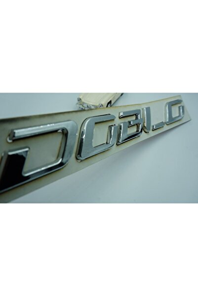 Fiat Doblo (2011-2014) فيات دوبلو الجيل الجديد للأمتعة كروم ABS 3M شعار نص ثل...