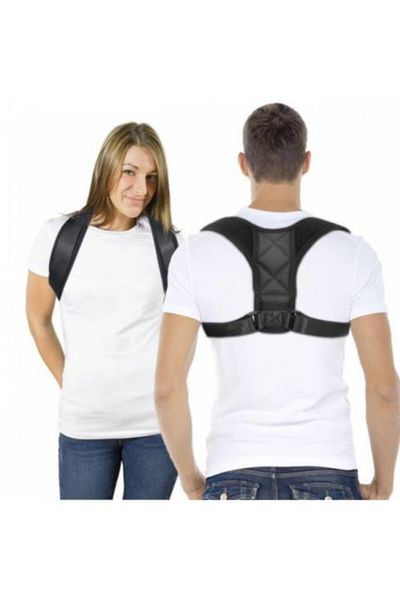 Ankaflex Unisex Μαύρος Όρθιος Κορσές Στάσης