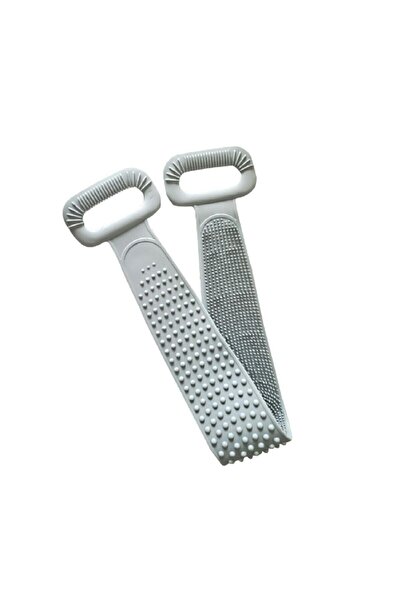 Acassia Home Aveo 1 Adet Çift Taraflı Banyo Sırt Kesesi Silikon Duş Lifi Fırç...