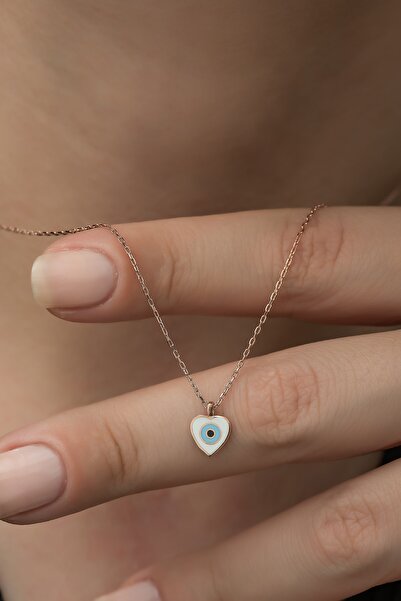 Nereze Kadın  925 Ayar Minimal Kalp Kolye Gümüş Kolye