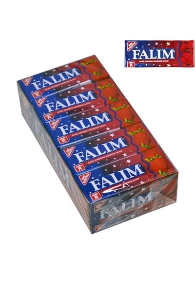 Falım 5" Strawberry Flavored Chewing Gum 20 Pieces