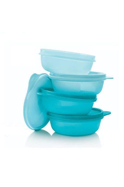 Tupperware Blue Small Storage Set of 4 - 300 Ml