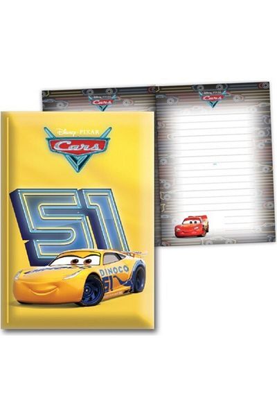 KESKİN COLOR Cars Locked Commemorative Book Yellow Color