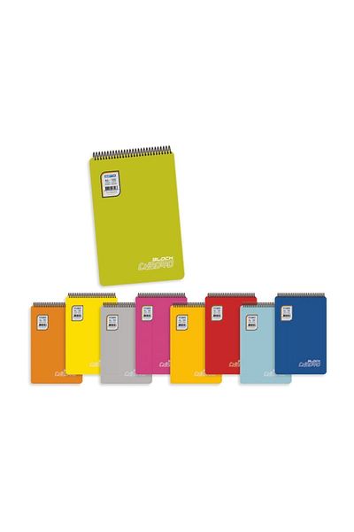 Gıpta 80 Sheets A5 Choromo Block Top Spiral Plastic Cover Checked Memo Pad 3369