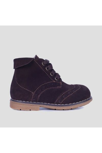 Vola Kids Casual Dikişli Kahve Süet Çocuk Bot