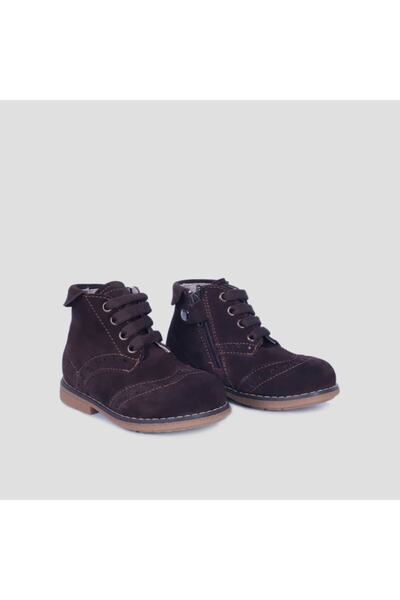 Vola Kids Casual Dikişli Kahve Süet Çocuk Bot