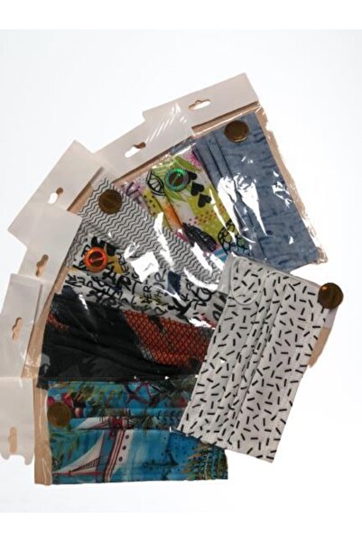 NO NAME Yıkanabilir Bez Maske 7 Li