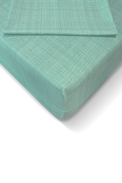 Alla Turca طقم ملاءات مطاطية مقاس 120x200 سم من Ranforce - نعناعي
