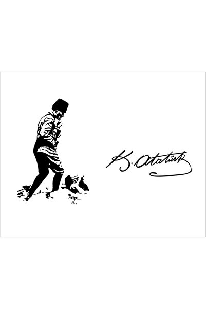 Avery Dennison Ataturk White Sticker - Set of 2