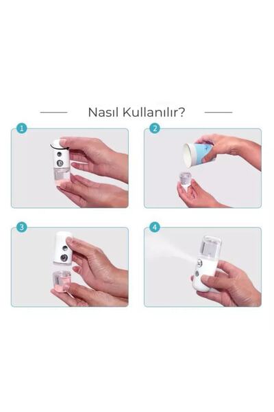 Genel Markalar Beyaz Mini Şarjlı Dezenfektan Makinesi