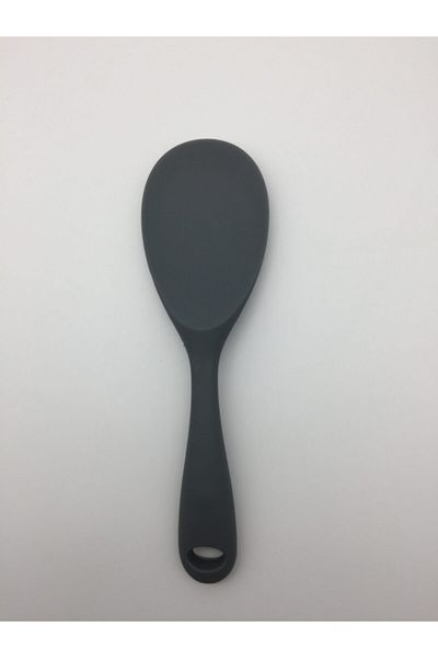 Multiamo Heat Resistant Silicone Gray Short Spoon
