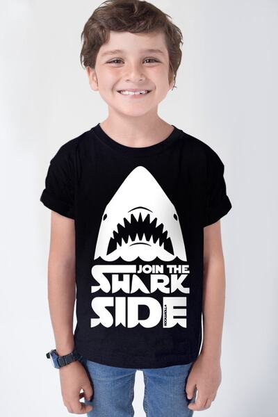 ROCKANDROLL Dečačka majica kratkih rukava Black Shark Wars T-shirt