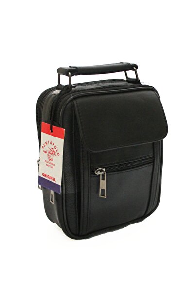PENTA POL - O Hand and Shoulder Bag with Metal Case