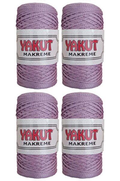 YAKUT Polyester Makrome Ipi 4 Adet Lila 100 gram