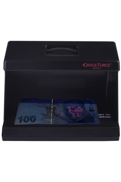 OFFICE FORCE M-014 Büyüteçli Ve Sensörlü Uv Para Kontrol Makinesi